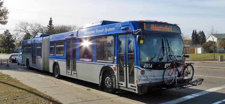 Edmonton New Flyer D60LFR 4914